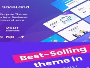 Saasland MultiPurpose WordPress GPL Theme for Startup