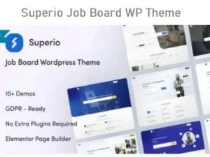 Superio Theme GPL – Job Board WordPress Websites